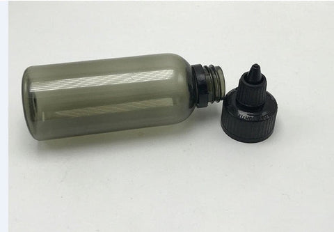 120ml Black PET Bottle w/CRCTE Twist Cap CASED 520 - Rock Bottom Bottles / Packaging Company LLC