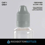 15mL - PE Plastic Bottle - Rock Bottom Bottles / Packaging Company LLC