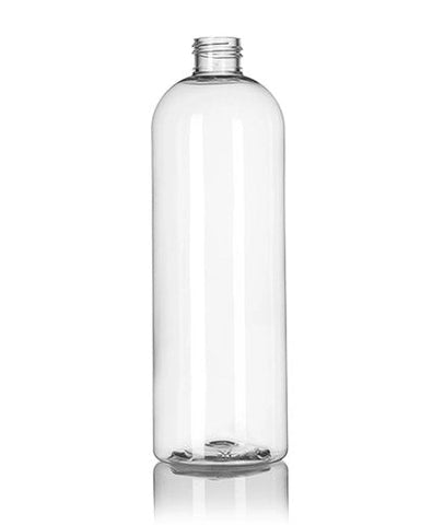 16oz 28-410 Clear PET Cosmo Bottle - Cased 180 - Rock Bottom Bottles / Packaging Company LLC