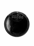 24-410 Black Disc Cap Smooth - Cased 3700 - Rock Bottom Bottles / Packaging Company LLC