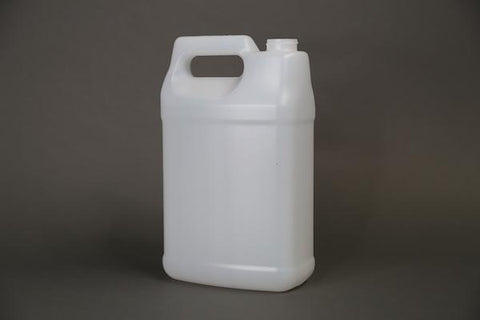 1 gallon F-Style Natural 38-400 Neck Bottle with Green Cap and Heat Induction Liner - 480 per pallet - Rock Bottom Bottles / Packaging Company LLC