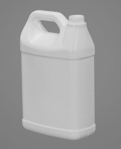 1 Gallon Trimline-F 38mm Rexam CR Snap Loc Bottle - NATURAL COLOR - Bulk Packed 284/Tray - 284 Bottles/Pallet- LTL Ship - Rock Bottom Bottles / Packaging Company LLC