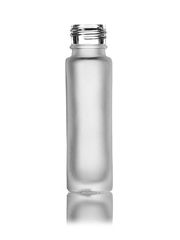 10ml Clear Frosted Glass Roll On - Cased 600 - Rock Bottom Bottles / Packaging Company LLC