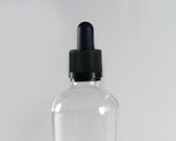 120ml Matte Black Glass Bottle - Rock Bottom Bottles / Packaging Company LLC