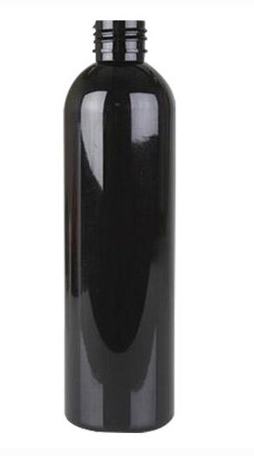12oz 24-410 PET Black Cosmo Bottle - Cased 270 - Rock Bottom Bottles / Packaging Company LLC