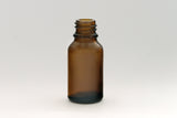 15ml Amber Glass Bottle 18-415 Neck (Bottle Only) - Cased 468 - Rock Bottom Bottles / Packaging Company LLC