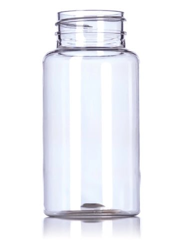 150cc Clear PET Packer Bottle with 38-400 Neck Finish - Cased 400 - Rock Bottom Bottles / Packaging Company LLC