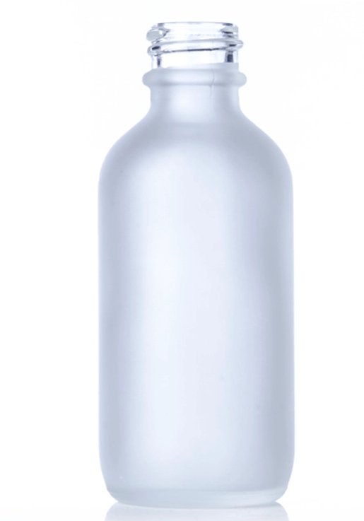30ml 20-400 Frost Clear Glass Boston Round Cased 360 - Rock Bottom Bottles / Packaging Company LLC
