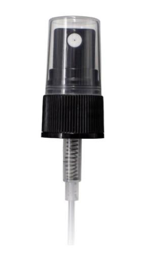 20-410 Black Fine Rib Fine Mist Sprayer - 84mm DT - SINGLE - Rock Bottom Bottles / Packaging Company LLC