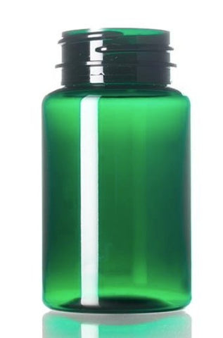 200cc Green PET Packer Bottle 38-400 Cased 290 - Rock Bottom Bottles / Packaging Company LLC