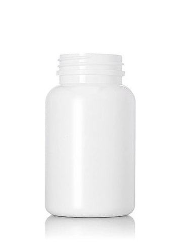 200cc White HDPE 45-400 Neck Packer Bottle -  Cased 294 - Rock Bottom Bottles / Packaging Company LLC