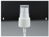 20-410 Neck Fine Ribbed White Mist Sprayer with Clear Overcap 122mm Down Tube - CASED 4000 - Rock Bottom Bottles / Packaging Company LLC
