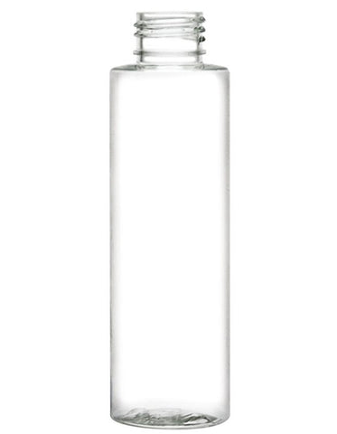 24-410 Clear PET Cylinder Round 4oz Cased 462 - Rock Bottom Bottles / Packaging Company LLC