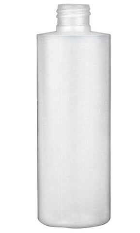 24-410 Natural HDPE Cylinder Round 4oz Cased 550 - Rock Bottom Bottles / Packaging Company LLC