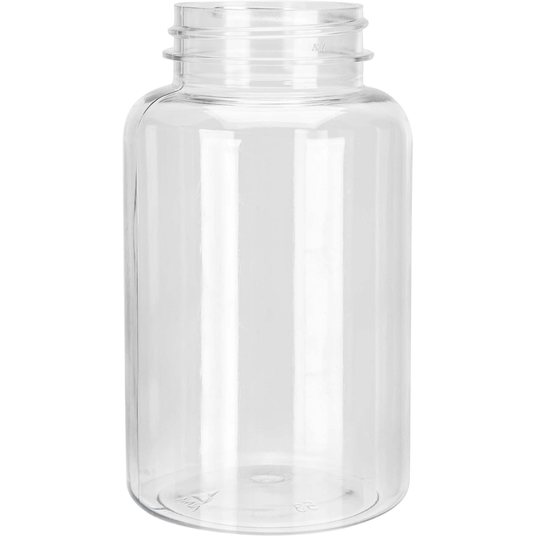 250cc Clear PET Packer bottle with 45-400 Neck Finish - CASED 340 - Rock Bottom Bottles / Packaging Company LLC