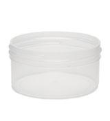 2.5oz Clarified PP Regular Wall Jar, 70/400 - CASED 350 - Rock Bottom Bottles / Packaging Company LLC