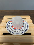 28-410 Natural Flip/Dish Top Cap - CASED 2500 - Rock Bottom Bottles / Packaging Company LLC