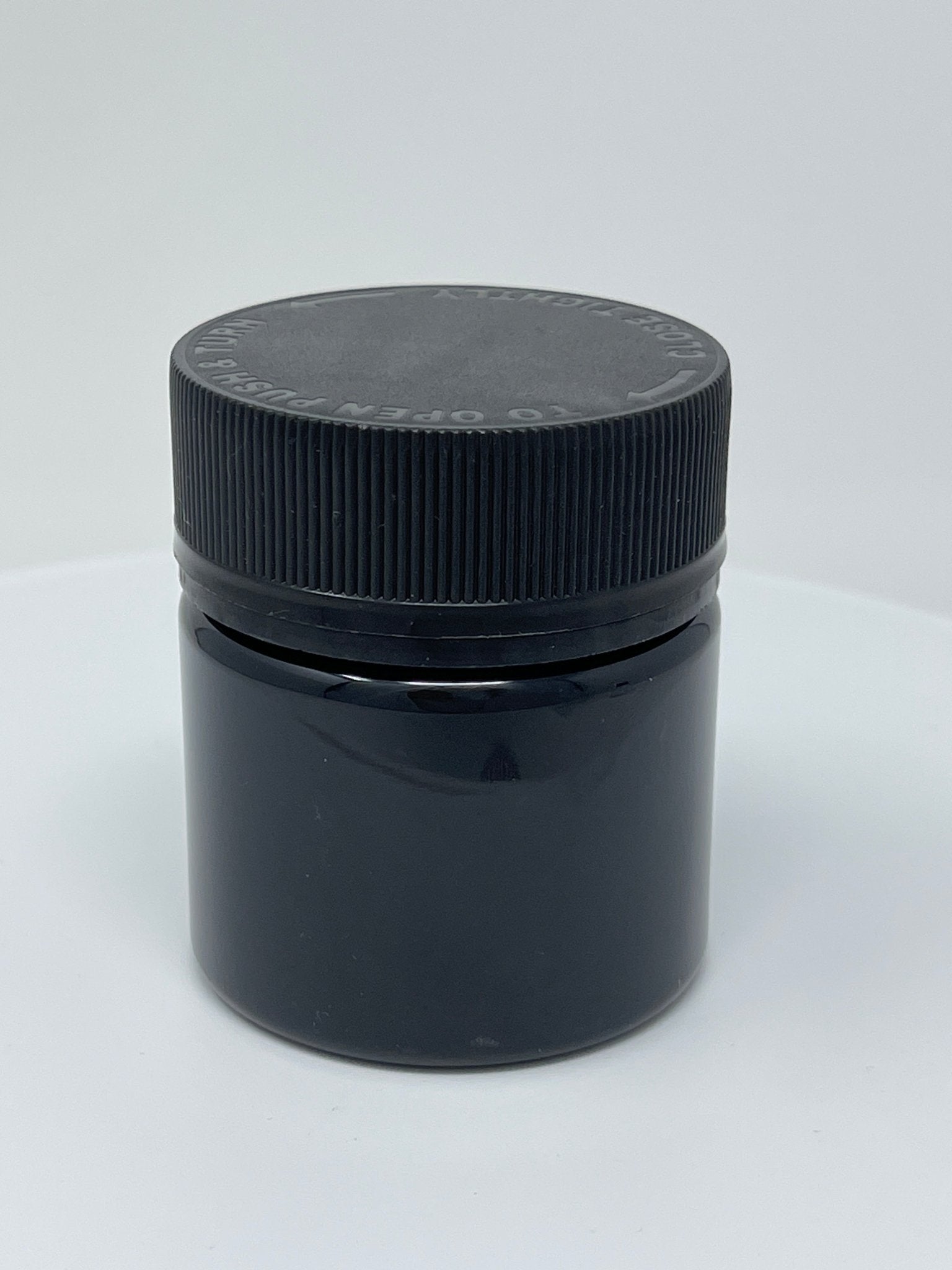 2oz - 60ml - Black PET Jar - 40mm - CRC/TE LId Sold Separately - Cased 1000 - Rock Bottom Bottles / Packaging Company LLC
