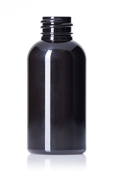 2oz Dark Amber PET 20-410 Neck Bottle- CASED 1120 - Rock Bottom Bottles / Packaging Company LLC