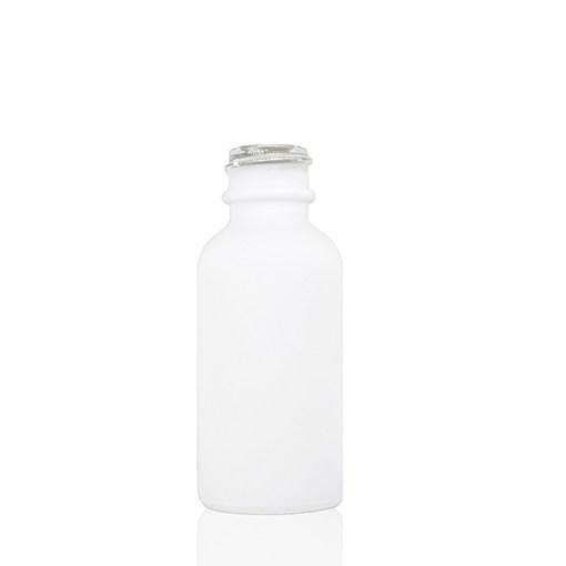 30ml Matte White Glass Bottle 20-400 neck - Cased 360 - Bottle Only - Rock Bottom Bottles / Packaging Company LLC