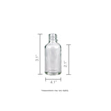 30ml White Matte Glass Bottle - Rock Bottom Bottles / Packaging Company LLC
