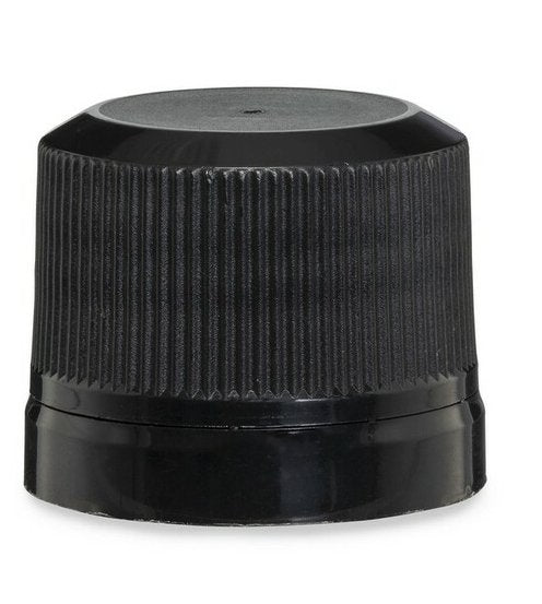 33 Kerr Black Ribbed Cap - No Liner - Cased 5700 - Rock Bottom Bottles / Packaging Company LLC