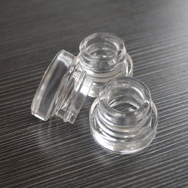 5 gram Clear Glass Jar 28-400 Neck - Cased 648 - Rock Bottom Bottles / Packaging Company LLC