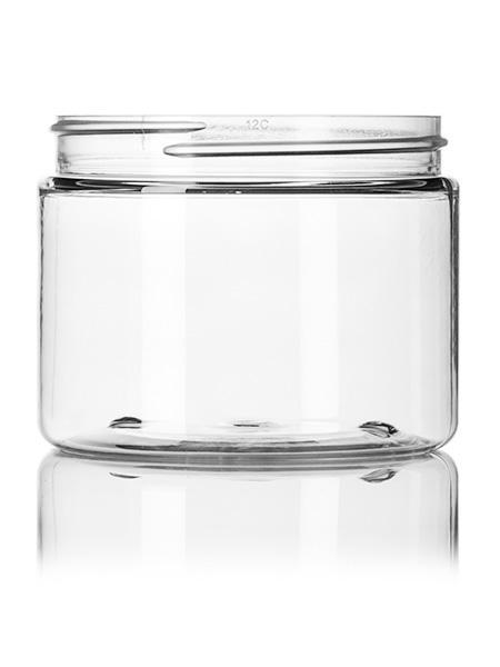 6 oz clear PET single wall jar with 70-400 neck finish CASED 400 - Rock Bottom Bottles / Packaging Company LLC