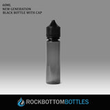 60ml Black Super Unicorns G4 - Cased 750 - Rock Bottom Bottles / Packaging Company LLC
