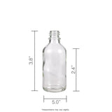 60ml Frosted Glass Bottle - Rock Bottom Bottles / Packaging Company LLC