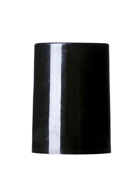 Black PP plastic smooth skirt screw cap for glass roll on bottle - CASED 600 - Rock Bottom Bottles / Packaging Company LLC