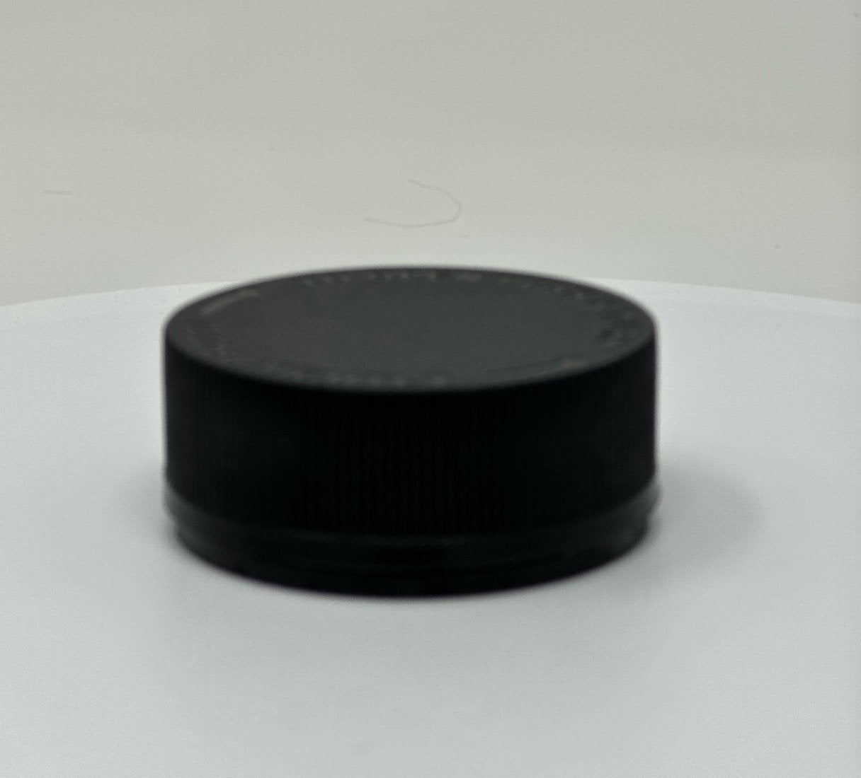 Black Ribbed PP CRCTE Cap/ Closure for CRCTE Jar Foam Liner Cased 1000 - Rock Bottom Bottles / Packaging Company LLC