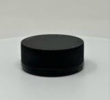 Black Ribbed PP CRCTE Cap/ Closure for CRCTE Jar Foam Liner Cased 1000 - Rock Bottom Bottles / Packaging Company LLC
