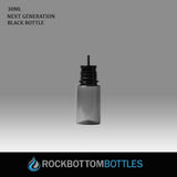 30ml Black Super Unicorns G4 - Cased 1000 - Rock Bottom Bottles / Packaging Company LLC