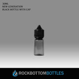30ml Black Super Unicorns G4 - Cased 1000 - Rock Bottom Bottles / Packaging Company LLC