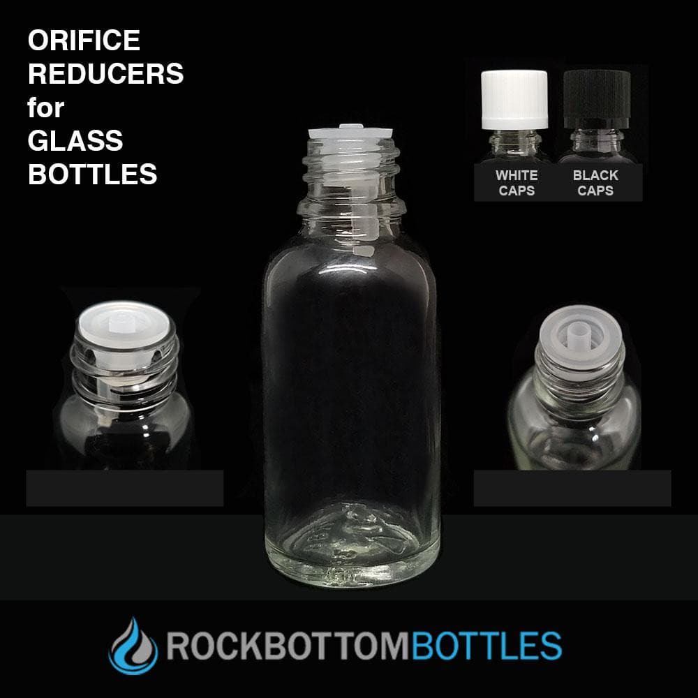 White Caps for Glass Bottles